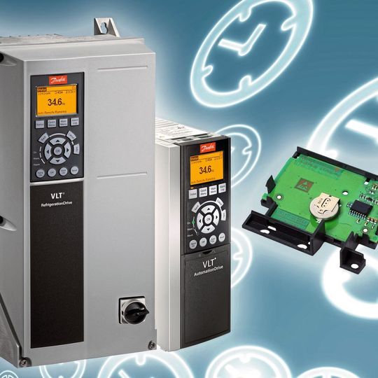 Die VLT Real-time Clock MCB 117 sorgt für eine präzise zeitliche Dokumentation nach Anwendervorgaben. Die VLT Real-time Clock MCB 117 sorgt für eine präzise zeitliche Dokumentation nach Anwendervorgaben.