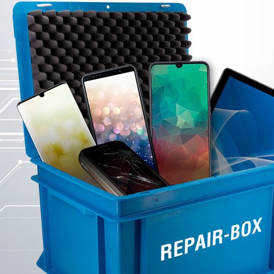 Eno bietet dem Fachhandel mit der „Repair-Box“ einen neuen Service. Eno bietet dem Fachhandel mit der „Repair-Box“ einen neuen Service.
