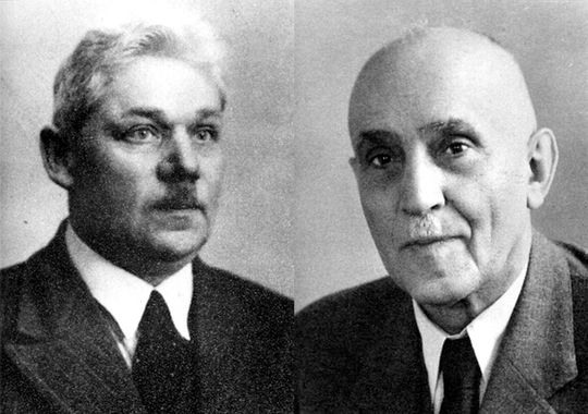 1919 gründen Hermann Mulsow (links) und Wilhelm Hoppmann das Unternehmen. 1919 gründen Hermann Mulsow (links) und Wilhelm Hoppmann das Unternehmen.