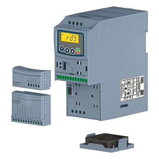 Der CFW300 ist modular konzipiert und lässt sich mithilfe der steckbaren Erweiterungsmodule flexibel an die kundenspezifischen Bedürfnisse anpassen. Der CFW300 ist modular konzipiert und lässt sich mithilfe der steckbaren Erweiterungsmodule flexibel an die kundenspezifischen Bedürfnisse anpassen.