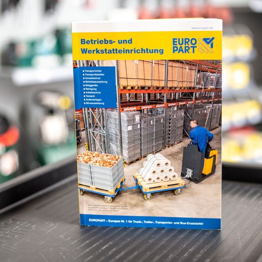 20.000 Produkte rund um die Betriebs- und Werkstatteinrichtung enthält der neue Katalog von Europart. 20.000 Produkte rund um die Betriebs- und Werkstatteinrichtung enthält der neue Katalog von Europart.