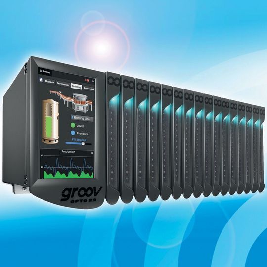 Edge-programmierbare industrielle Steuerung: Epic-System von Opto 22 mit IEC 61131-3 Codesys Programmierung. Edge-programmierbare industrielle Steuerung: Epic-System von Opto 22 mit IEC 61131-3 Codesys Programmierung.