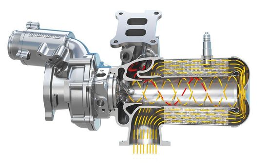 Beim Ringkat ist der Dreiwegekatalysator ringförmig um ein Expansionsrohr angelegt.
