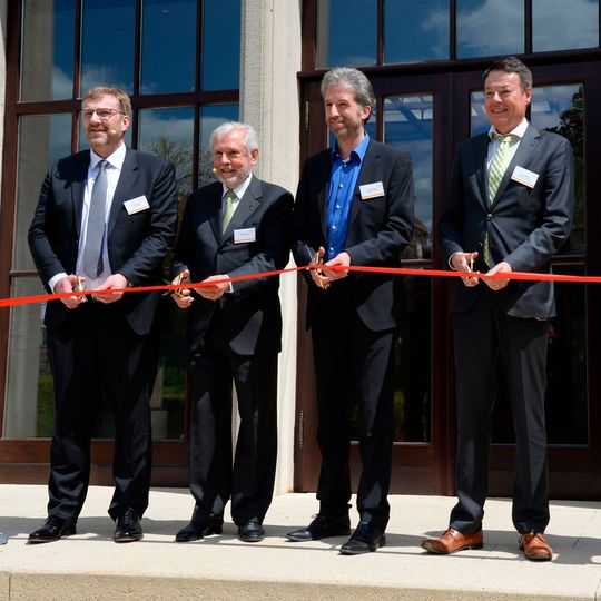 Opening the Walter museum, from left: Richard Harris, Franco Mambretti, Boris Palmer, Klaus Tappeser. Opening the Walter museum, from left: Richard Harris, Franco Mambretti, Boris Palmer, Klaus Tappeser.
