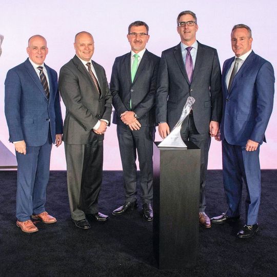 V.l.n.r.: James Danahy (GM), Jerry Beemer(GM), Karl Wagner, Mark Furtwängler, David Drouillard (GM). V.l.n.r.: James Danahy (GM), Jerry Beemer(GM), Karl Wagner, Mark Furtwängler, David Drouillard (GM).
