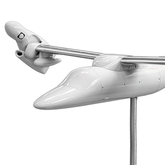 The final result, in line with the timetable and characteristics of the part, was finally tested at the Leonardo HD wind tunnel facility at Bresso (Mi). The final result, in line with the timetable and characteristics of the part, was finally tested at the Leonardo HD wind tunnel facility at Bresso (Mi).