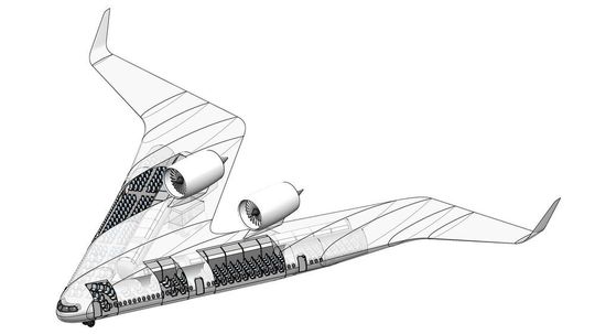 So könnten die Passagiersitze - genauso viele wie im Airbus A350 - und das Cockpit verteilt sein.