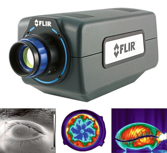Die MWIR-Kamera Flir A6750 für Echtzeit-Thermoanalyse bietet sehr kurze Integrationszeiten und hohe Vollbildrate für den Einsatz in F&E. Die MWIR-Kamera Flir A6750 für Echtzeit-Thermoanalyse bietet sehr kurze Integrationszeiten und hohe Vollbildrate für den Einsatz in F&E.