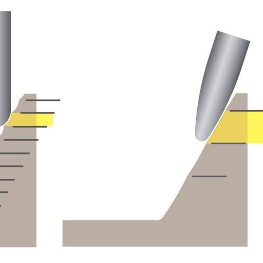 The latest version of Mastercam enables accelerated finishing. The latest version of Mastercam enables accelerated finishing.