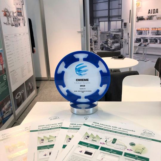 Ai Care von Aida wurde beim Cwieme Global Award 2019 in Berlin als bestes Produkt in der Kategorie Evolution 4.0 ausgezeichnet. Ai Care von Aida wurde beim Cwieme Global Award 2019 in Berlin als bestes Produkt in der Kategorie Evolution 4.0 ausgezeichnet.