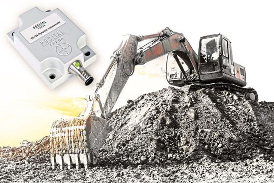 Dynamic Tiltix-Sensor und Bagger – Arbeiten ohne anzuhalten. Dynamic Tiltix-Sensor und Bagger – Arbeiten ohne anzuhalten.