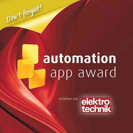 Der automation app award zeichnet Apps aus, die die Handhabung von industriellen Anwendungen vereinfachen. Der automation app award zeichnet Apps aus, die die Handhabung von industriellen Anwendungen vereinfachen.