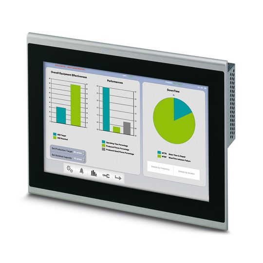 Diese Panels verfügen über einen HTML5-kompatiblen Browser und zeigen alle webbasierten Visualisierungen an, die den aktuellen HTML-Standard unterstützen. Sie können also mit den meisten modernen SPSen und IPC-basierten Steuerungen kommunizieren.