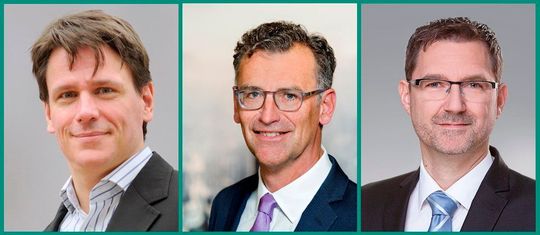 Die neuen Vorstandsmitglieder im Forum Medtech Pharma: Prof. Dr. Georg Duda, Charité, Prof. Dr. Achim Jockwig, Klinikum Nürnberg, und Alexander Fink, Metecon (v.l.n.r.). Die neuen Vorstandsmitglieder im Forum Medtech Pharma: Prof. Dr. Georg Duda, Charité, Prof. Dr. Achim Jockwig, Klinikum Nürnberg, und Alexander Fink, Metecon (v.l.n.r.).