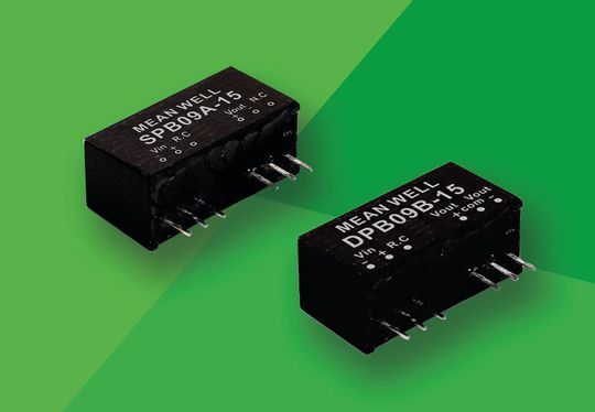 Emtron Electronic hat sein Vertriebsprogramm um zwei hocheffiziente DC/DC-Wandler-Modelle im sehr kompakten Design von Mean Well ergänzt. Die 9 W-DC/DC-Wandler sind in einem SIP8-Gehäuse untergebracht. Emtron Electronic hat sein Vertriebsprogramm um zwei hocheffiziente DC/DC-Wandler-Modelle im sehr kompakten Design von Mean Well ergänzt. Die 9 W-DC/DC-Wandler sind in einem SIP8-Gehäuse untergebracht.