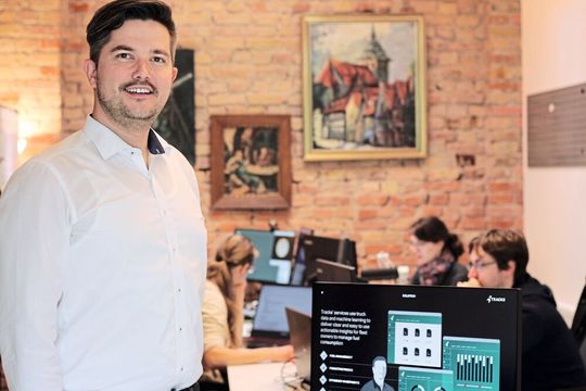 Jakob Muus hat das Start-up Tracks gegründet.