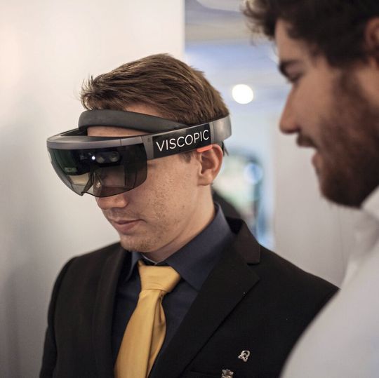 In der Austellung gibt es neues Technik zum Ausprobieren. In der Austellung gibt es neues Technik zum Ausprobieren.