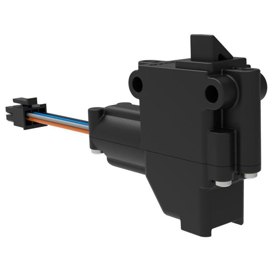 Der neue EM-05 Schnappverschluss der Serie 4 kombiniert einen elektronischen Verschluss mit einem Sensor für die Fallenposition sowie einem Türsensor und ermöglicht damit eine einfache Überwachung von Tür- und Verschlussstatus. Der neue EM-05 Schnappverschluss der Serie 4 kombiniert einen elektronischen Verschluss mit einem Sensor für die Fallenposition sowie einem Türsensor und ermöglicht damit eine einfache Überwachung von Tür- und Verschlussstatus.