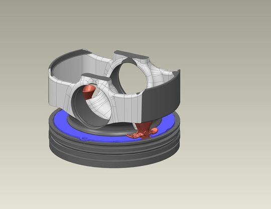 Mahles E-Fuel-Kolben.