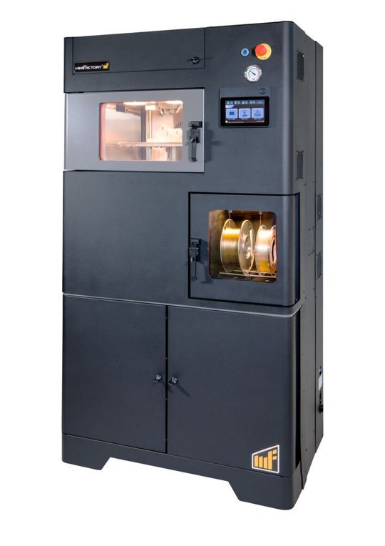 Der Bauraum des Minifactory Ultra beträgt 330mm × 180mm × 180 mm.