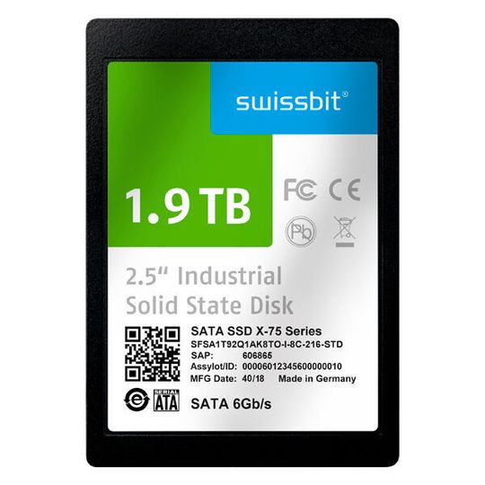 Swissbits X-75-SDDs sind den Anforderungen in Industrieumgebungen gewachsen. Swissbits X-75-SDDs sind den Anforderungen in Industrieumgebungen gewachsen.