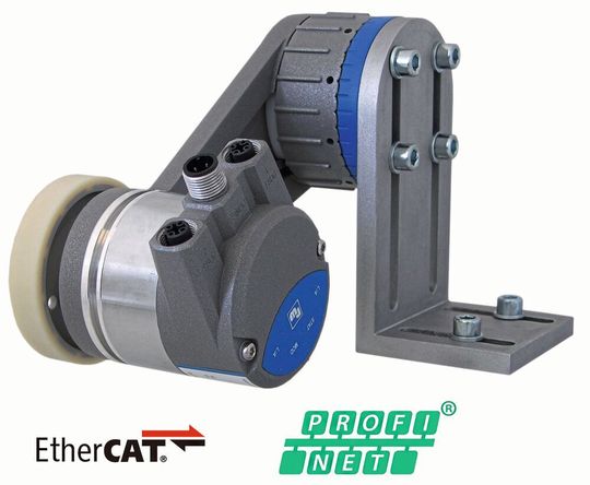 Inline-Geschwindigkeits- und Positionsmessung mit dem System LMSMA. Das Längenmesssystem gibt es jetzt auch mit einer Profinet- oder Ethercat-Schnittstelle. Inline-Geschwindigkeits- und Positionsmessung mit dem System LMSMA. Das Längenmesssystem gibt es jetzt auch mit einer Profinet- oder Ethercat-Schnittstelle.