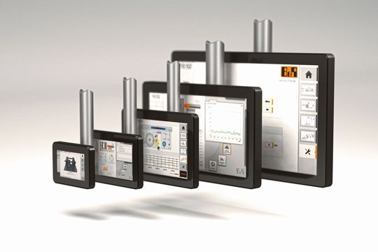Die ultradünnen Geräte von B&R sind mit Widescreendisplays in fünf unterschiedlichen Diagonalen von 5,0" bis 21,5" erhältlich. Die ultradünnen Geräte von B&R sind mit Widescreendisplays in fünf unterschiedlichen Diagonalen von 5,0" bis 21,5" erhältlich.