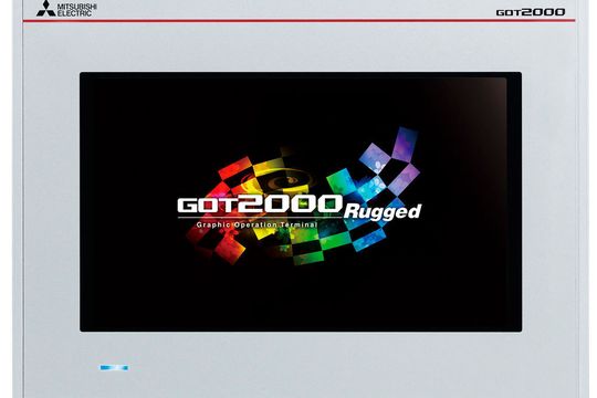 Mit einem erweiterten Betriebstemperaturbereich von -20 °C bis 65 °C und Schutzklassen bis IP67F/IP66F erfüllt das 7"-Bediengerät GOT2507T-WTSD von Mitsubishi Electric die Anforderungen rauer und anspruchsvoller Anwendungen.