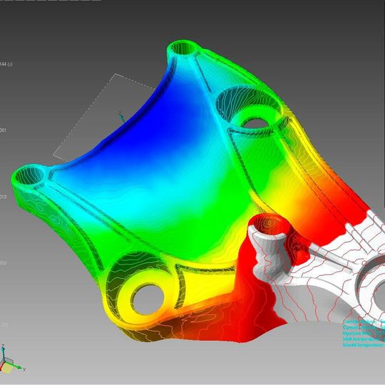 The engineer can graphically identify possible quality issues caused by flow hesitations, and then simulate alternative solutions. The engineer can graphically identify possible quality issues caused by flow hesitations, and then simulate alternative solutions.