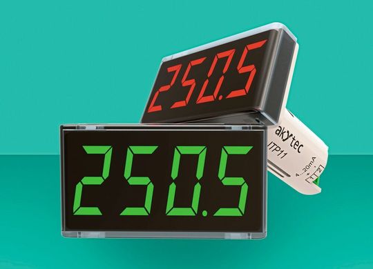 In roter und grüner LED-Farbe erhältlich, kann die Prozessanzeige nun bei Unter- oder Überschreiten eines vorab eingestellten Grenzwertes auch blinken. Mit dem runden Körper passt sie in jede 22,5-mm-Standardöffnung für Signallampen. In roter und grüner LED-Farbe erhältlich, kann die Prozessanzeige nun bei Unter- oder Überschreiten eines vorab eingestellten Grenzwertes auch blinken. Mit dem runden Körper passt sie in jede 22,5-mm-Standardöffnung für Signallampen.