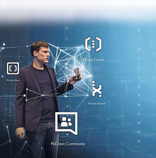 Mit PLCnext Technology stellt Phoenix Contact ein offenes Ecosystem zur Verfügung. Mit PLCnext Technology stellt Phoenix Contact ein offenes Ecosystem zur Verfügung.