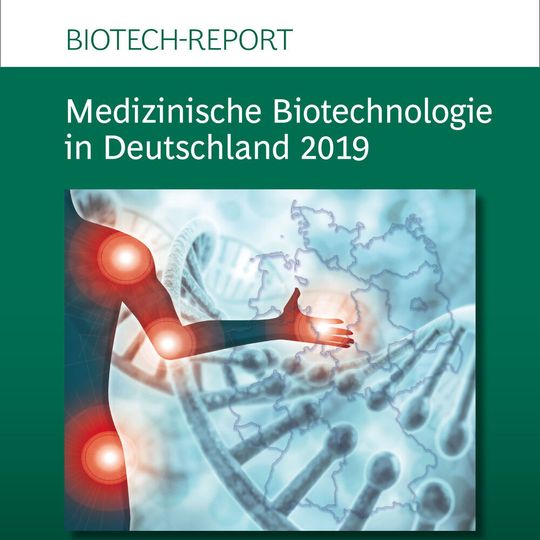 Der Report „Medizinische Biotechnologie in Deutschland 2019“ wurde von der Strategieberatung Boston Consulting Group (BCG) für vfa bio erarbeitet. Der Report „Medizinische Biotechnologie in Deutschland 2019“ wurde von der Strategieberatung Boston Consulting Group (BCG) für vfa bio erarbeitet.