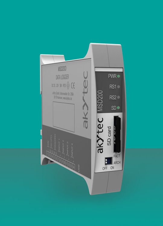 Der Datenlogger MSD200 von Akytec verfügt über unterschiedliche analoge und digitale Schnittstellen und spart so die Anschaffung eines zusätzlichen I/O-Moduls. Der Datenlogger MSD200 von Akytec verfügt über unterschiedliche analoge und digitale Schnittstellen und spart so die Anschaffung eines zusätzlichen I/O-Moduls.