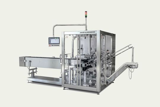 Der vollautomatische Horizontalkartonierer lässt sich problemlos auf die unterschiedlichsten Produkte einstellen.