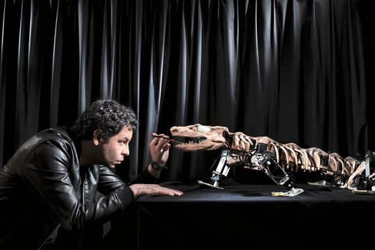 Für Kamilo Melo ist der fossile Tetrapode ein Freund der Robotik-Forschung.