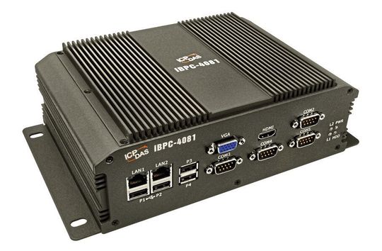 Der lüfterlose Embedded PC der iBPC-Serie bietet eine Vielzahl von Anschlussmöglichkeiten. Der lüfterlose Embedded PC der iBPC-Serie bietet eine Vielzahl von Anschlussmöglichkeiten.