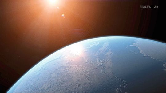 Künstlerische Darstellung des Planeten GJ 357 d