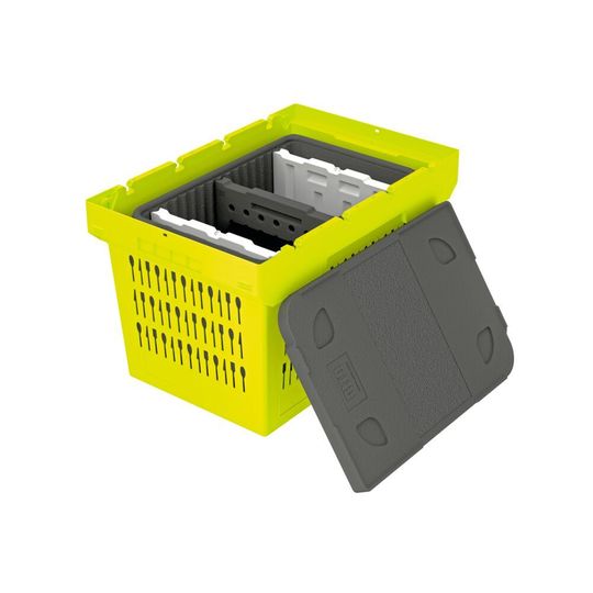 Der „MB Food & Delivery“ ergänzt die erfolgreiche Mehrwegbehälter-Serie „MB“ von Bito. Der „MB Food & Delivery“ ergänzt die erfolgreiche Mehrwegbehälter-Serie „MB“ von Bito.