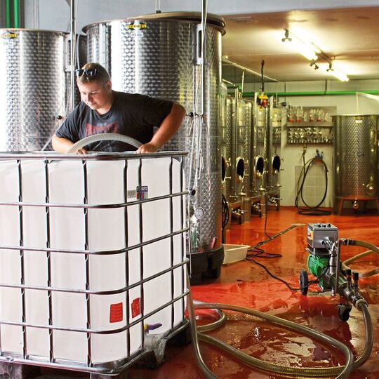 Wine-Store-Age IBC überzeugte Winzer in Kelterhaus und Keller