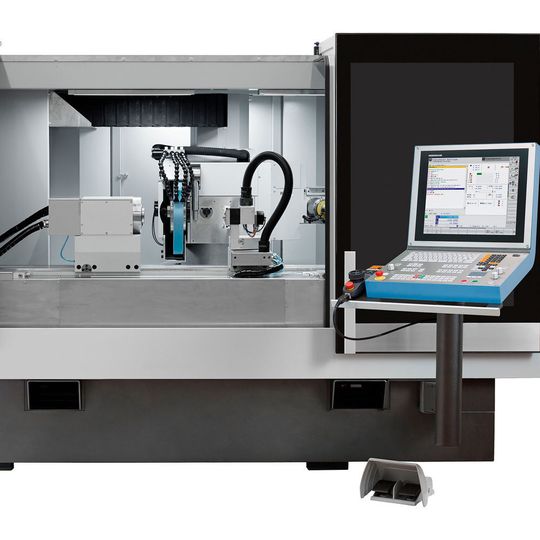 Being featured at EMO, the Kellenberger K1000 universal cylindrical grinder. Being featured at EMO, the Kellenberger K1000 universal cylindrical grinder.