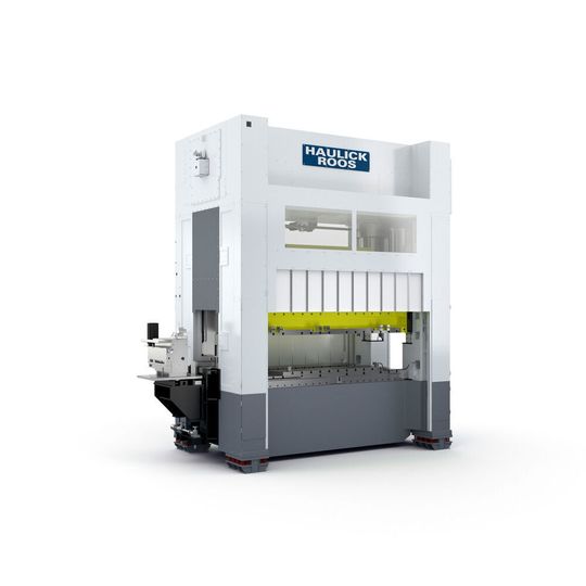 Haulick+Roos bietet im im oberen Presskraftbereich Präzisionspressen bis 5.000 kN Presskraft und Werkzeugeinbauräumen bis 3.500 mm. Haulick+Roos bietet im im oberen Presskraftbereich Präzisionspressen bis 5.000 kN Presskraft und Werkzeugeinbauräumen bis 3.500 mm.