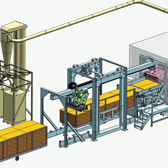 Beispiel für ein System zur Zerkleinerung großer Polypropylenplatten: Vor allem die komplexen Zerkleinerungsanlagen mit integrierten Zuführvorrichtungen, Greifern und Abluftsystemen stattet Getecha mittlerweile mit einer Vielzahl von Industrie-4.0-Funktionen aus. Mehr Infos gibt es zur K 2019 in Halle 9 am Stand A21. Beispiel für ein System zur Zerkleinerung großer Polypropylenplatten: Vor allem die komplexen Zerkleinerungsanlagen mit integrierten Zuführvorrichtungen, Greifern und Abluftsystemen stattet Getecha mittlerweile mit einer Vielzahl von Industrie-4.0-Funktionen aus. Mehr Infos gibt es zur K 2019 in Halle 9 am Stand A21.