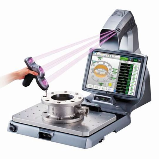 3D-Koordinatenmessgerät der Modellreihe XM von Keyence. 3D-Koordinatenmessgerät der Modellreihe XM von Keyence.