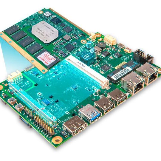 SimpleFlex MSC Q7-MB-EP5: Die Embedded-Plattform im 3,5-Zoll-Format eignet sich für Qseven-Module. SimpleFlex MSC Q7-MB-EP5: Die Embedded-Plattform im 3,5-Zoll-Format eignet sich für Qseven-Module.