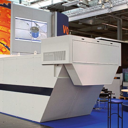 In Halle 6 präsentiert Vomat seine Filtrationsanlage. In Halle 6 präsentiert Vomat seine Filtrationsanlage.