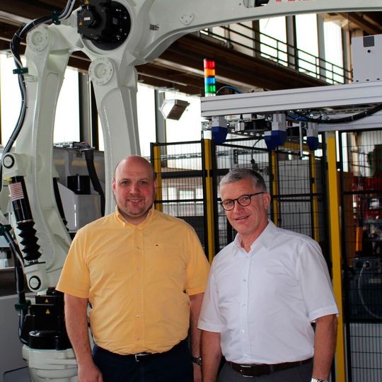 Bernd Heitzmann und Sebastian Stolpe. Bernd Heitzmann und Sebastian Stolpe.