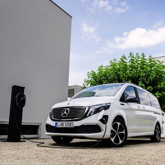 Der Mercedes EQV startet im Frühjahr 2020. Der Mercedes EQV startet im Frühjahr 2020.