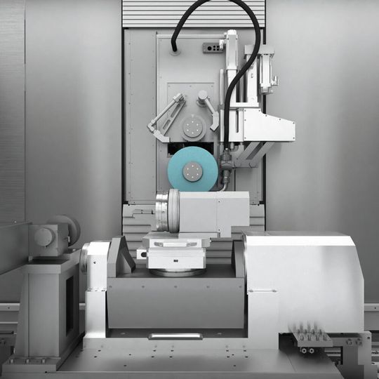 Blick in das Innere des Bearbeitungszentrums – die geballte Technologie erspart Maschinenkosten und Umrüstzeiten. Blick in das Innere des Bearbeitungszentrums – die geballte Technologie erspart Maschinenkosten und Umrüstzeiten.