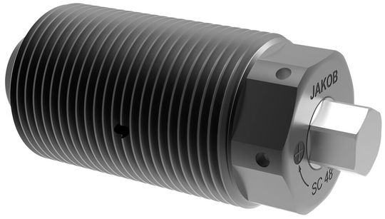 Das Keilspannsystem der SC-Spannschraube ist aufgrund ihrer Geometrie in jeder Spannstellung selbsthemmend und bietet einen Spannhub bis zu 3 mm, so Jakob. Somit könnten, unabhängig vom Anzugsmoment beliebig hohe Spannkräfte bis zum Nennwert erreicht werden.