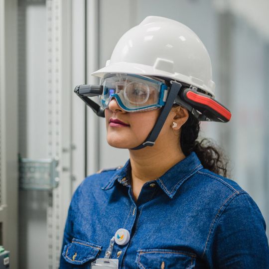 The intelligent wearable technology tracks specific key performance indicators and integrates hardware, software and services. The intelligent wearable technology tracks specific key performance indicators and integrates hardware, software and services.